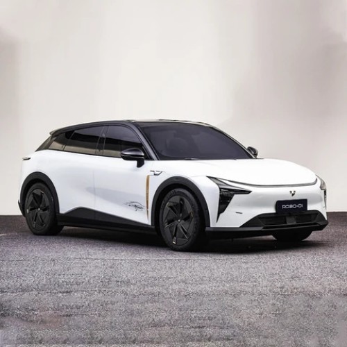 In Stock New Electric Cars ROBO-01 EV Car 2022 Luxury Four wheel drive 400Km range New Energy Vehicle ROBO 01 pure electric Car