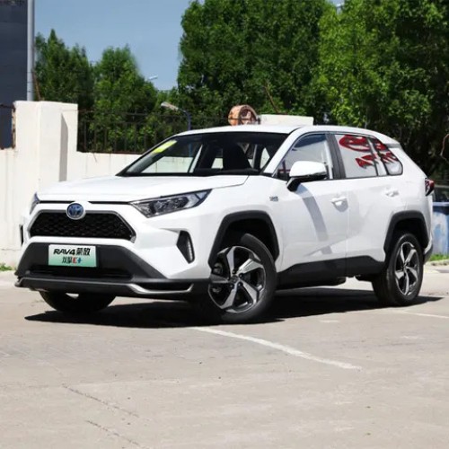 Toyotas Rav 4 2.5L Hybrid 2023 2024 auto Dual Engine E+ In Stock Cheap Price Good Quality Suv Import Electric Cars From China