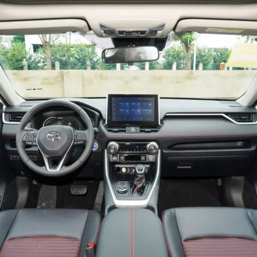 Toyotas Rav 4 2.5L Hybrid 2023 2024 auto Dual Engine E+ In Stock Cheap Price Good Quality Suv Import Electric Cars From China