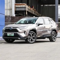 Toyotas Rav 4 2.5L Hybrid 2023 2024 auto Dual Engine E+ In Stock Cheap Price Good Quality Suv Import Electric Cars From China